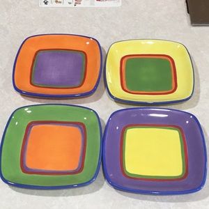 A set of 4 Dansk 6” plates EUC